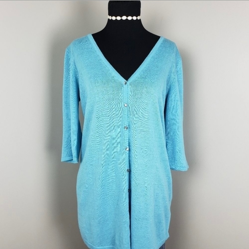 J. Jill Blue Sweater - Size Small